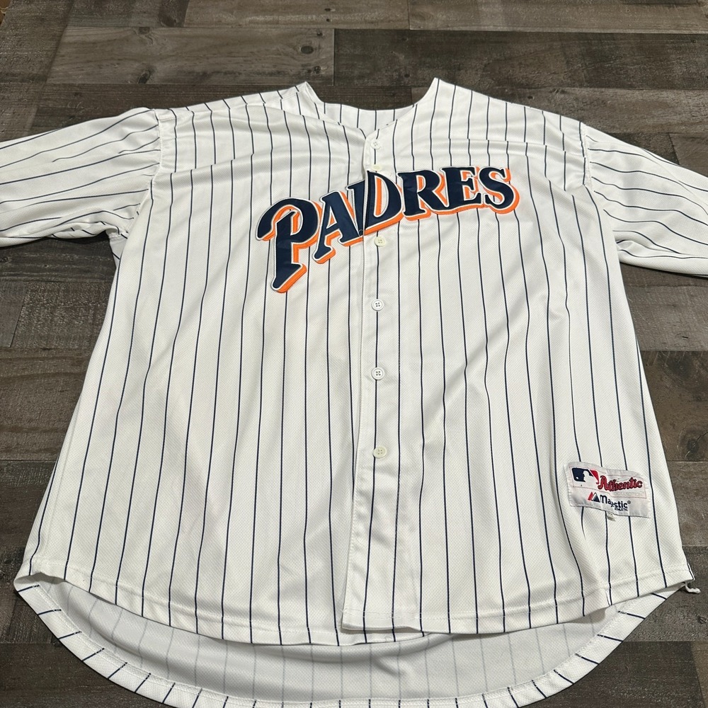 San Diego Padres Machado Jersey Majestic Men's Size 3XL Button Closure Sewn
